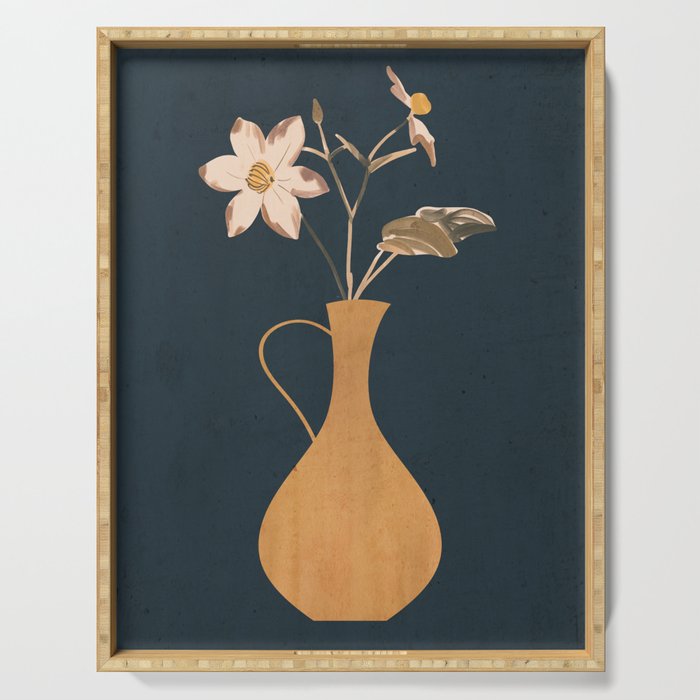 Flowers 16 Serving Tray Gallery Image 1