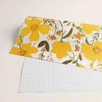 Yellow roaming wildflowers Wrapping Paper Gallery Image 2