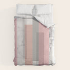 Stripes in blush and marble Duvet Cover Gallery Image 6