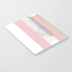 Stripes in blush and marble Notebook Gallery Image 3