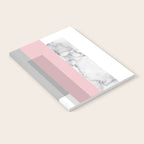 Stripes in blush and marble Notebook Gallery Image 2