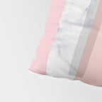 Stripes in blush and marble Pillow Sham Gallery Image 4