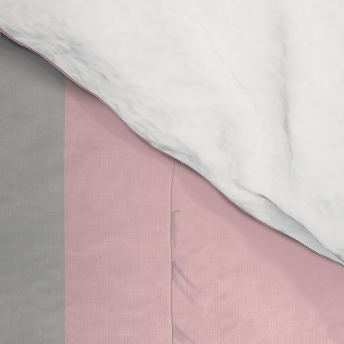 Stripes in blush and marble Comforter Gallery Image 4