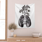 Flourishing Lungs Wall Tapestry Gallery Image 2