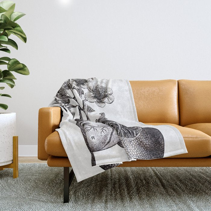 Flourishing Lungs Throw Blanket Gallery Image 1