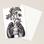 Flourishing Lungs Stationery Card Gallery Image 2