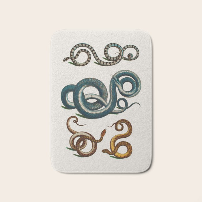 Albertus Seba Coiled Big Blue  Bath Mat Gallery Image 1