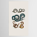 Albertus Seba Coiled Big Blue  Tablecloth Gallery Image 2