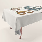 Albertus Seba Coiled Big Blue  Tablecloth Gallery Image 1