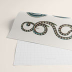 Albertus Seba Coiled Big Blue  Wrapping Paper Gallery Image 2