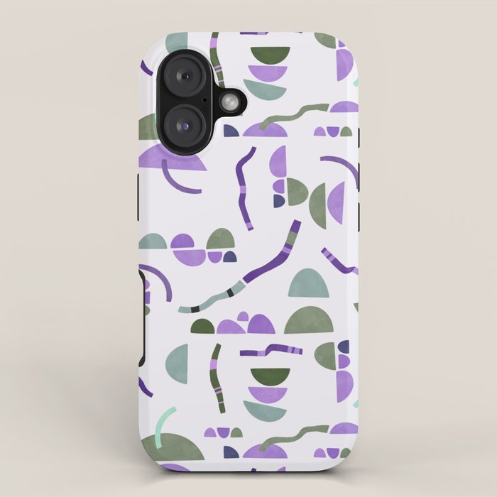 Modern simple shapes pattern LG iPhone Case Gallery Image 1