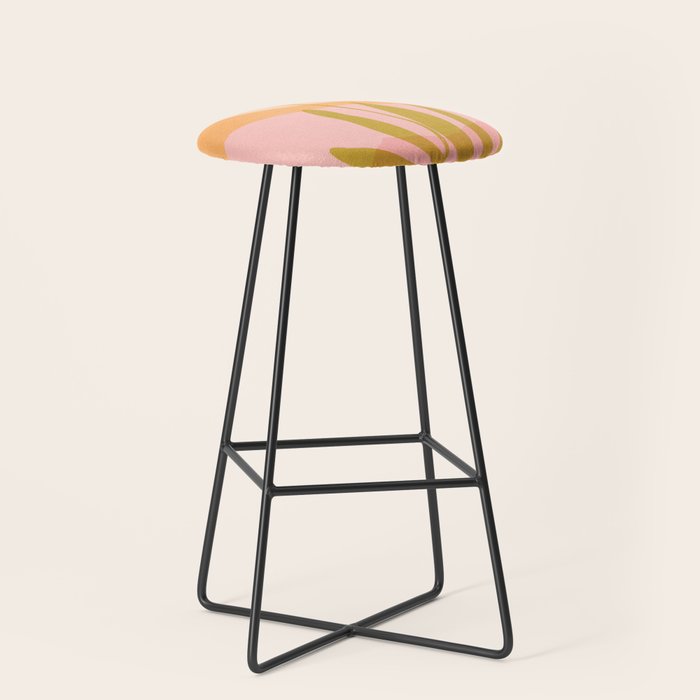 Desert Moon Colorful Landscape Stool Gallery Image 1
