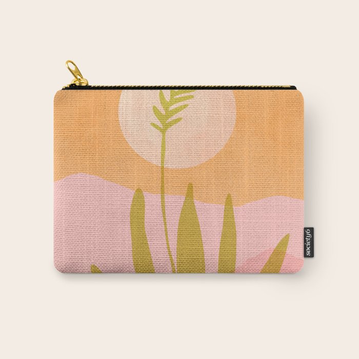 Desert Moon Colorful Landscape Carry All Pouch Gallery Image 1