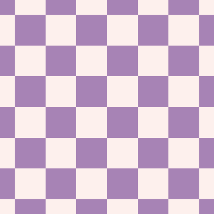 Checkerboard Mini Check Pattern in Light Purple  Coffee Mug Gallery Image 2