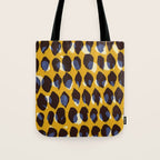 Pure Strokes #1 / Yellow & Blue Pattern Tote Bag Gallery Image 1