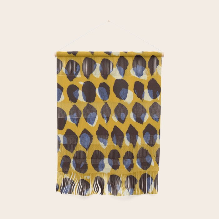 Pure Strokes #1 / Yellow & Blue Pattern Wall Hanging Gallery Image 1