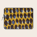 Pure Strokes #1 / Yellow & Blue Pattern Laptop Sleeve Gallery Image 1