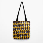 Pure Strokes #1 / Yellow & Blue Pattern Tote Bag Gallery Image 2