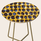 Pure Strokes #1 / Yellow & Blue Pattern Side Table Gallery Image 2