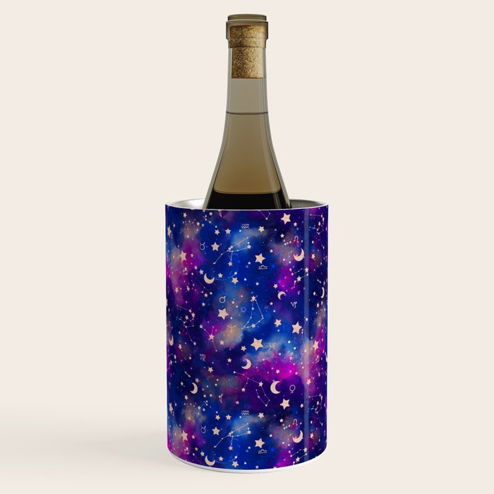 Zodiac - Watercolor Dark Wine Chiller Gallery Image 2