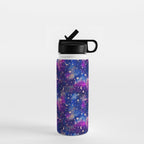 Zodiac - Watercolor Dark Water Bottle Gallery Image 1