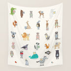 little alphabet Wall Tapestry Gallery Image 4
