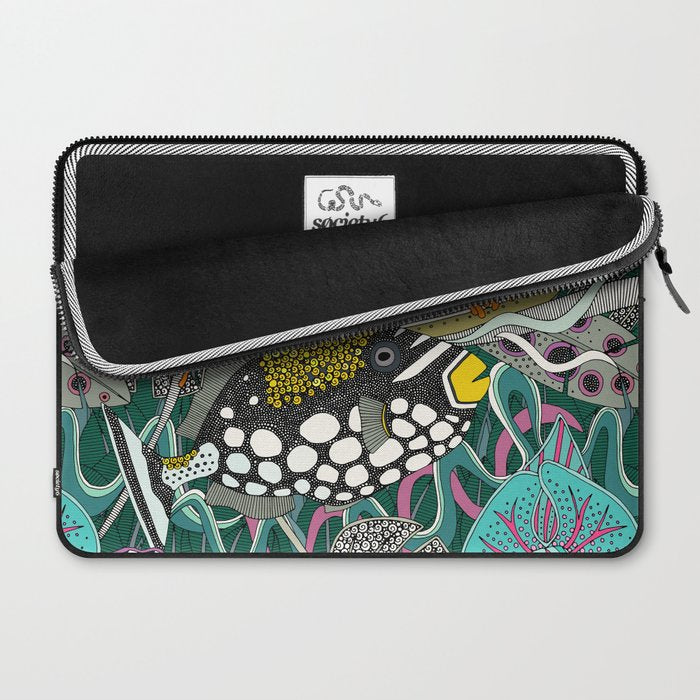 ASHA green Laptop Sleeve Gallery Image 2