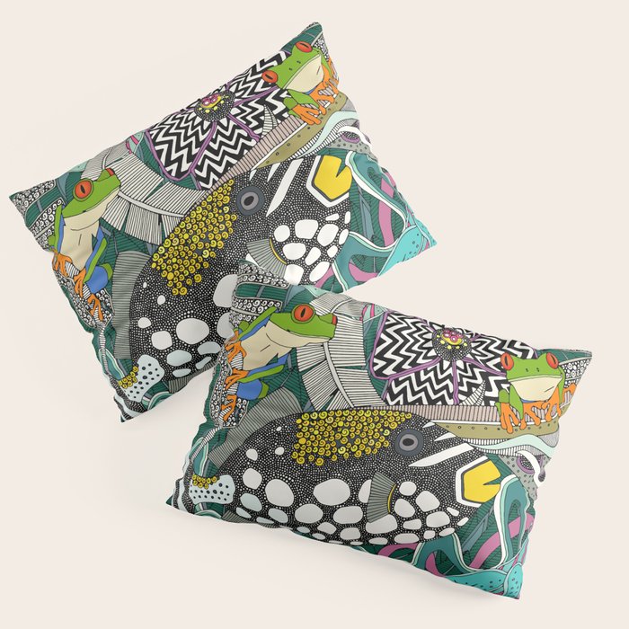 ASHA green Pillow Sham Gallery Image 3