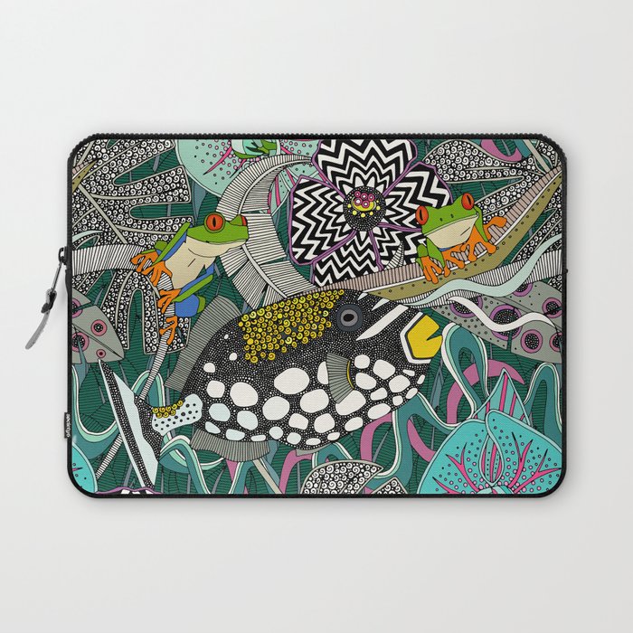 ASHA green Laptop Sleeve Gallery Image 1