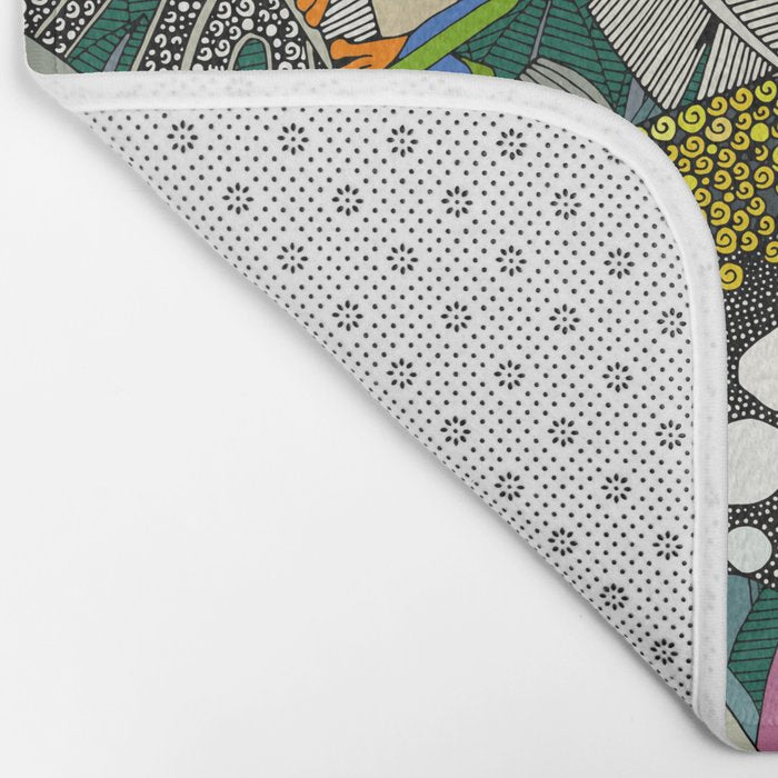 ASHA green Bath Mat Gallery Image 2