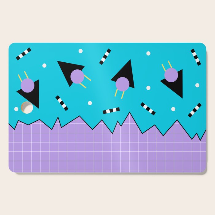 Memphis pattern 114 - 80s / 90s Retro Cutting Board Gallery Image 1
