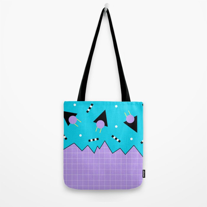 Memphis pattern 114 - 80s / 90s Retro Tote Bag Gallery Image 2