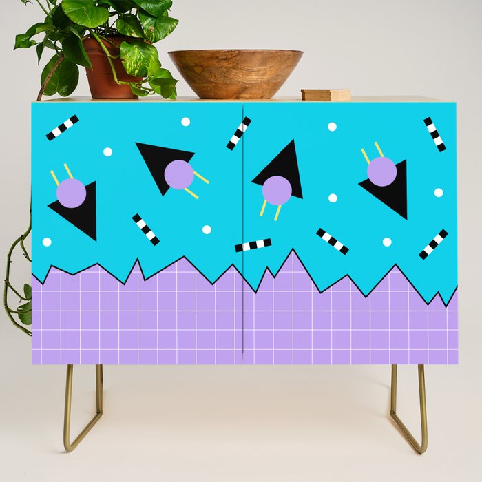 Memphis pattern 114 - 80s / 90s Retro Credenza Gallery Image 1
