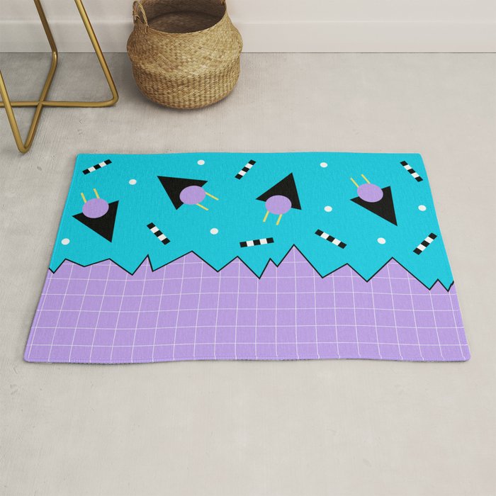 Memphis pattern 114 - 80s / 90s Retro Rug Gallery Image 1
