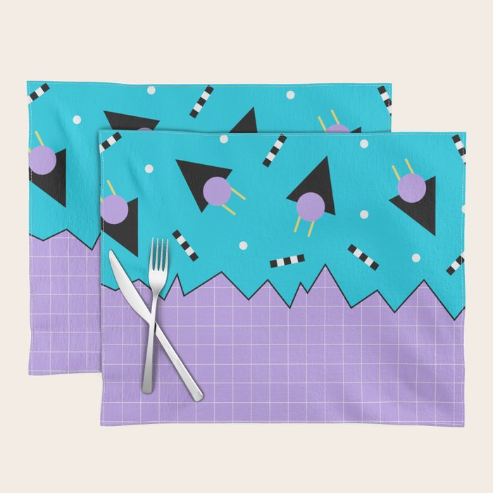 Memphis pattern 114 - 80s / 90s Retro Placemat Gallery Image 1
