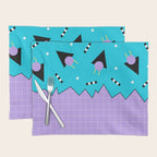 Memphis pattern 114 - 80s / 90s Retro Placemat Gallery Image 1