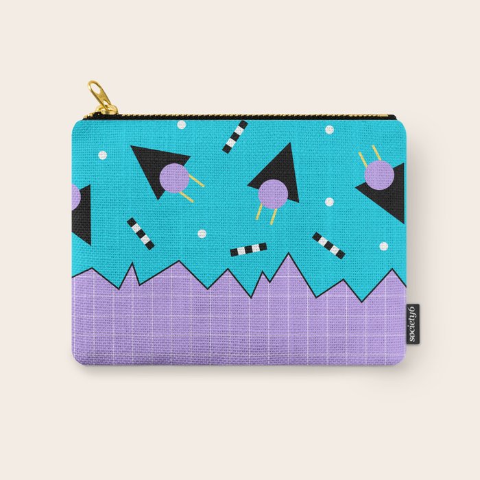 Memphis pattern 114 - 80s / 90s Retro Carry All Pouch Gallery Image 1