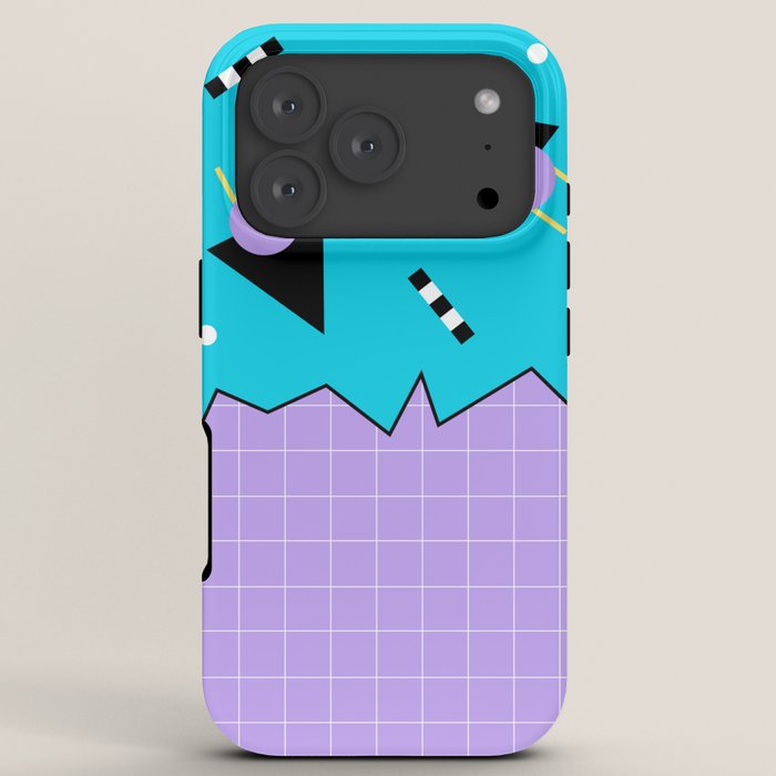 Memphis pattern 114 - 80s / 90s Retro iPhone Case Gallery Image 7