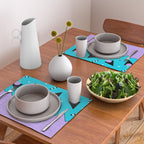 Memphis pattern 114 - 80s / 90s Retro Placemat Gallery Image 2