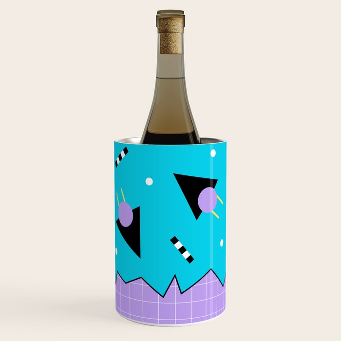 Memphis pattern 114 - 80s / 90s Retro Wine Chiller Gallery Image 2