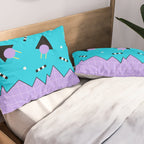 Memphis pattern 114 - 80s / 90s Retro Pillow Sham Gallery Image 2