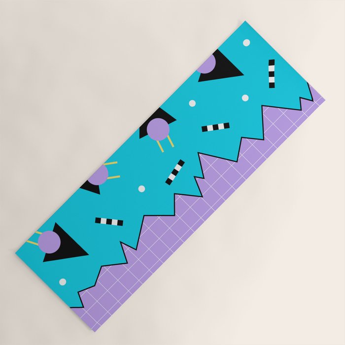 Memphis pattern 114 - 80s / 90s Retro Yoga Mat Gallery Image 1