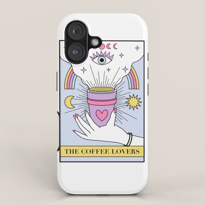 The Coffee Lovers Tarot iPhone Case Gallery Image 1