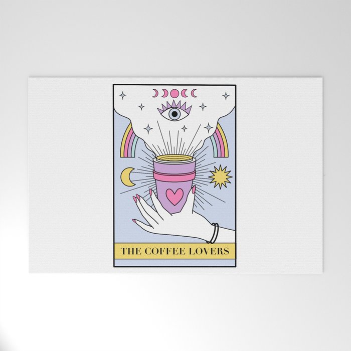 The Coffee Lovers Tarot Welcome Mat Gallery Image 1