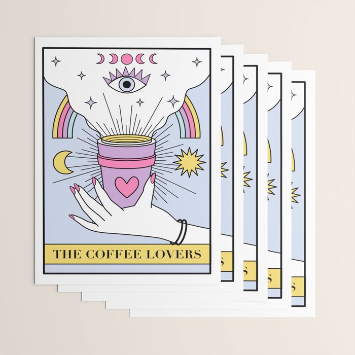 The Coffee Lovers Tarot Wrapping Paper Gallery Image 3