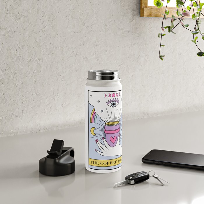 The Coffee Lovers Tarot Water Bottle Gallery Image 5