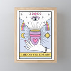 The Coffee Lovers Tarot Mini Art Print Gallery Image 1