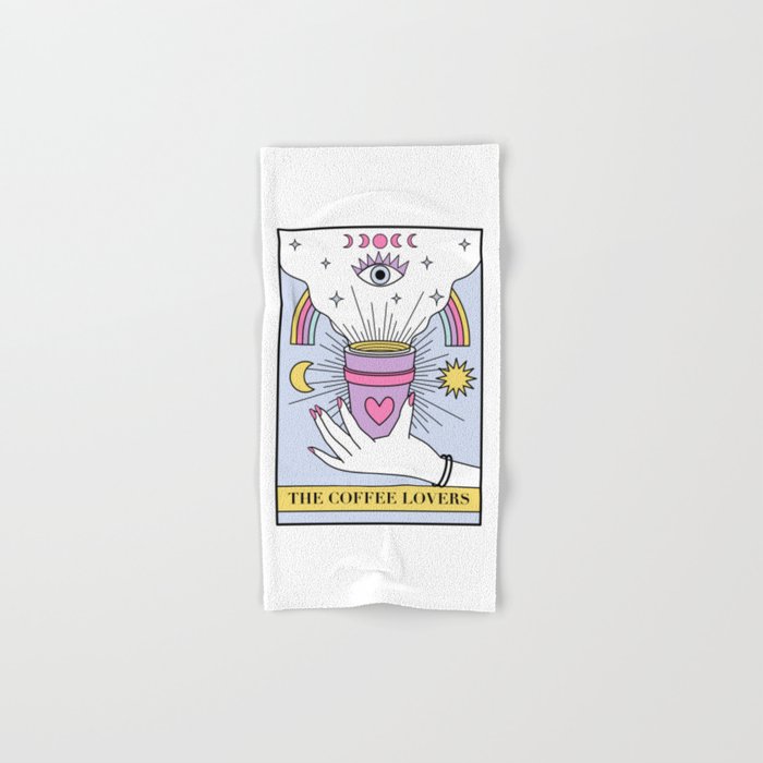The Coffee Lovers Tarot Bath Towel Gallery Image 1