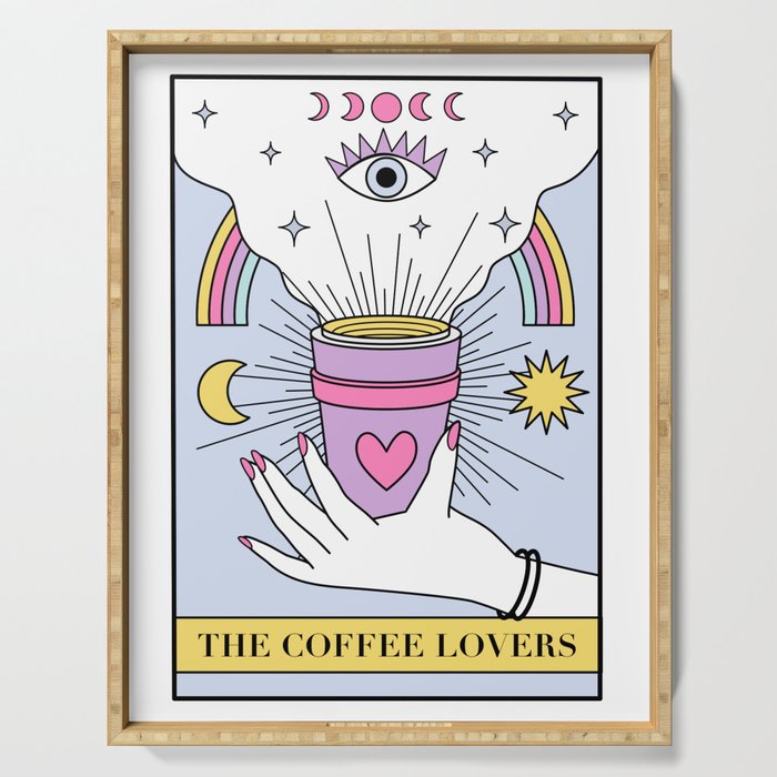 The Coffee Lovers Tarot Serving Tray Gallery Image 1