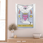 The Coffee Lovers Tarot Wall Tapestry Gallery Image 2